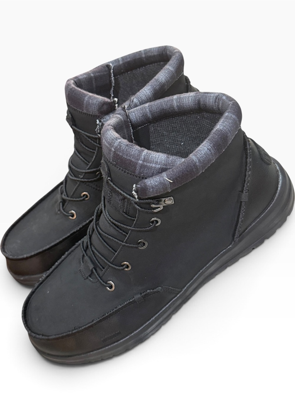 Hey Dude Bradley Classic Boots Men’s 13 Black Water Repellent NWT